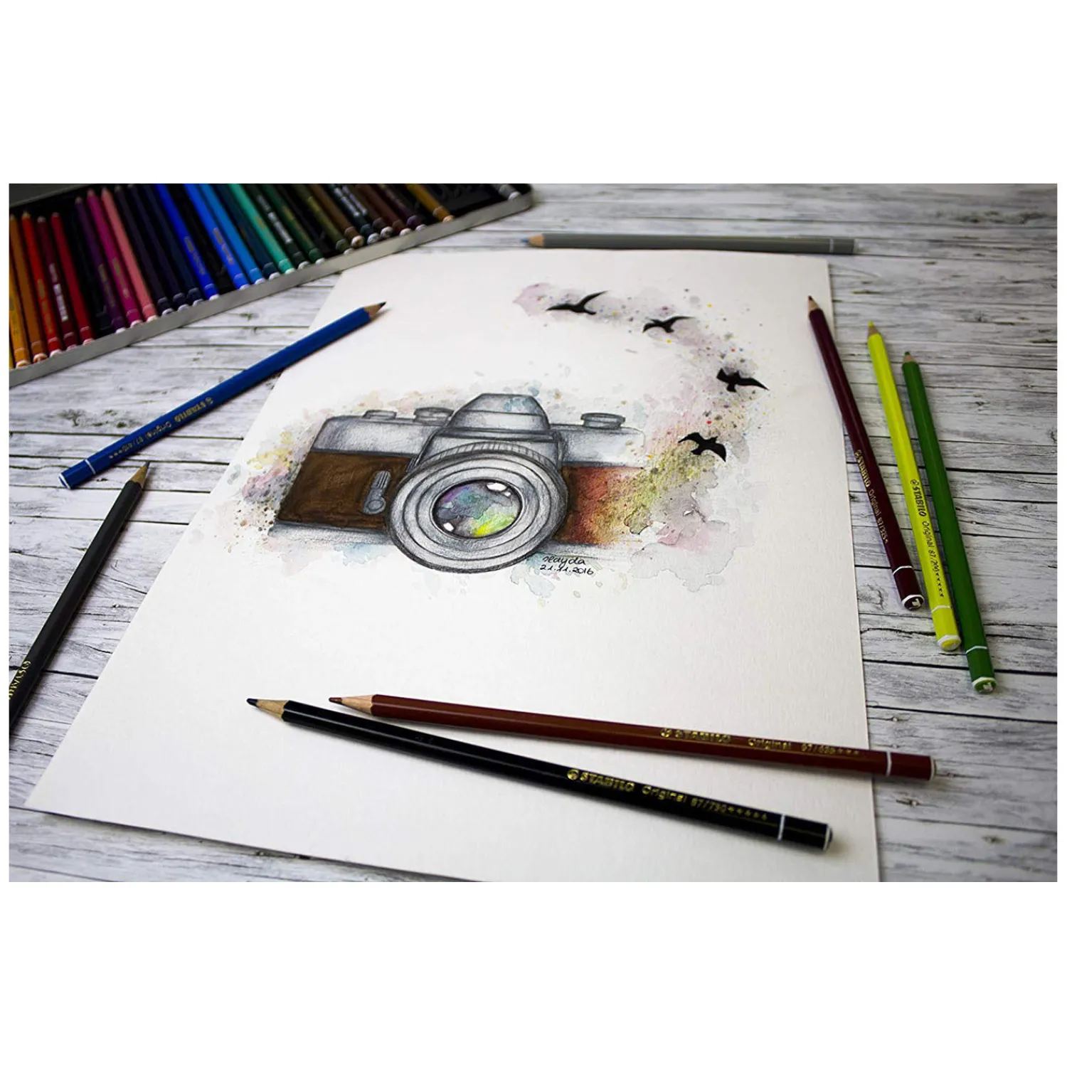 Original - Kleurpotlood - Diep Hemelsblauw (87/410)>Stabilo