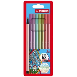 Pen 68 - Viltstift - Set Met 8 Stuks>Stabilo Sale