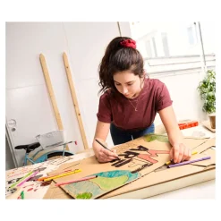 Pen 68 - Viltstift - Set met 6 Fluoriserende Stuks-Stabilo Clearance