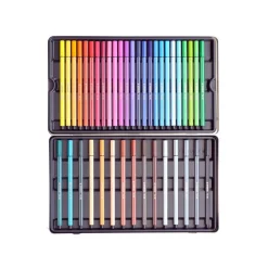 Pen 68 - Viltstift - Metalen Doos met 40 Stuks>Stabilo Best