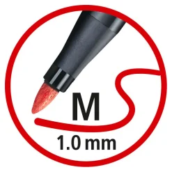 Stabilo Pen 68 - Viltstift - ColorParade - Set 20 Stuks- Antraciet/Roze New