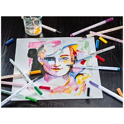 Pen 68 Brush - Viltstift - Citroen Geel (24)><noscript><img width=