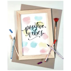 Pen 68 Brush - Viltstift - Citroen Geel (24)><noscript><img width=