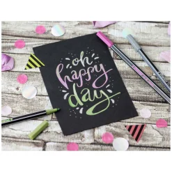 Pen 68 Metallic -  Viltstift - Set Met 8 Stuks-Stabilo Best