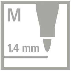 Pen 68 Metallic -  Viltstift - Set Met 8 Stuks-Stabilo Best