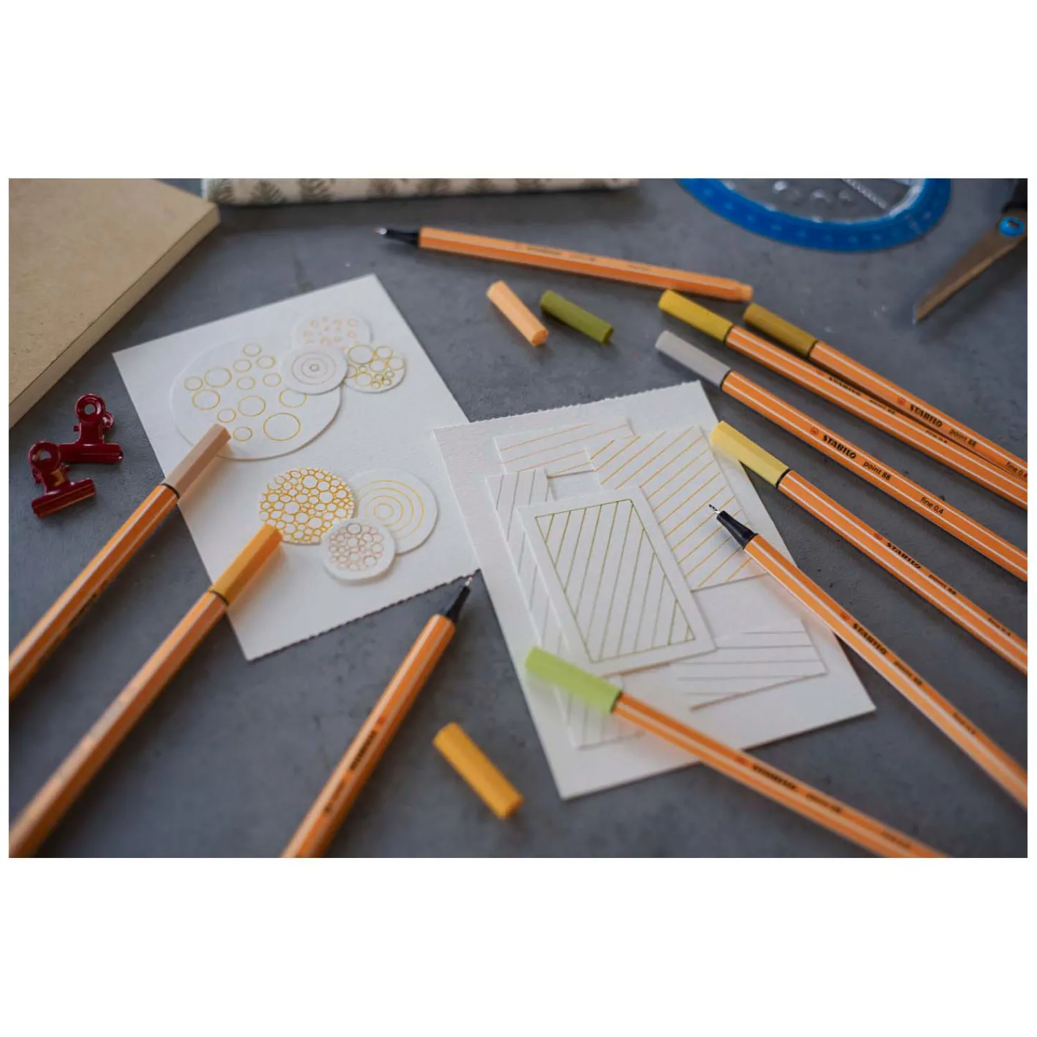 point 88 - Fineliner - Set Met 6 Stuks>Stabilo