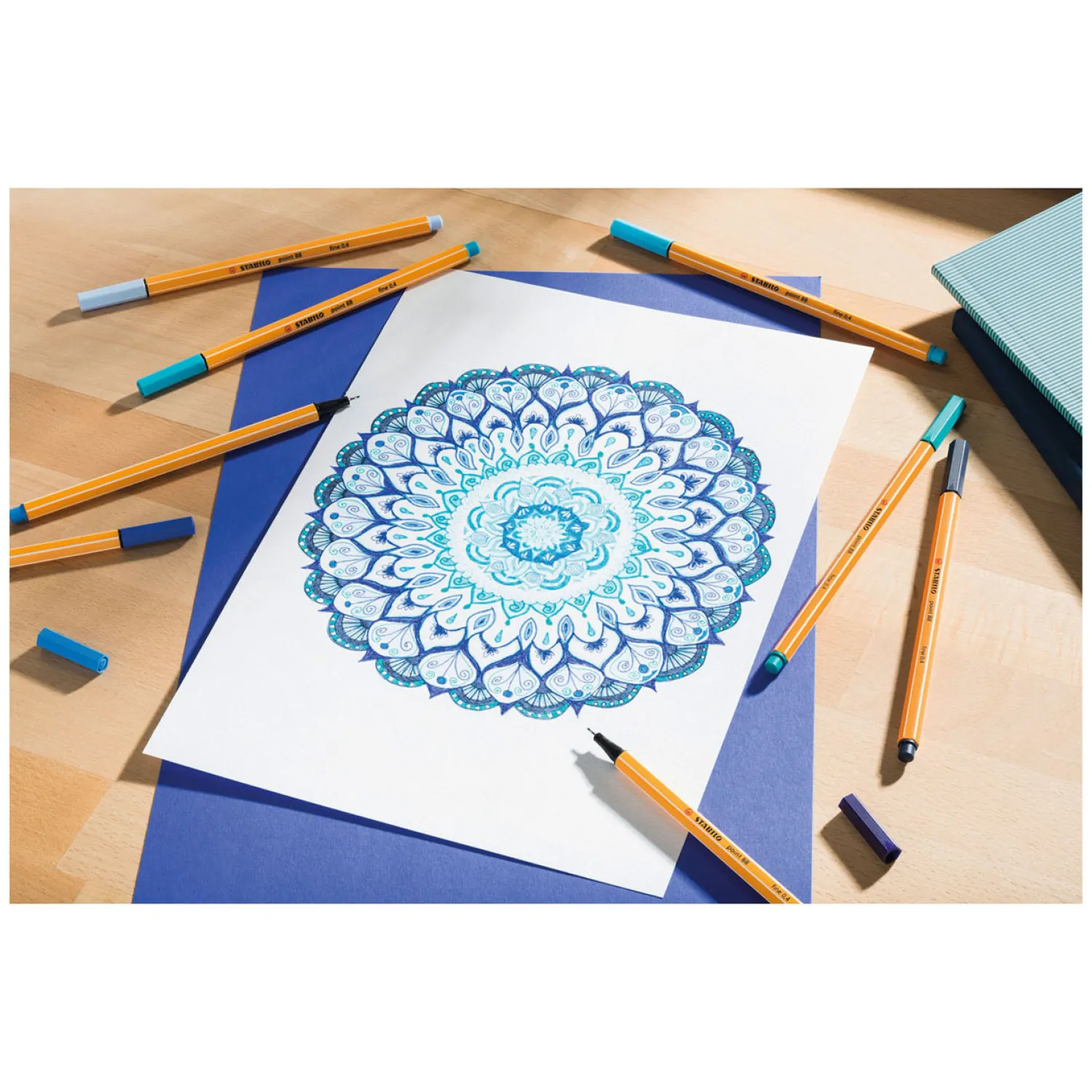 point 88 - Fineliner - Metalen Set Met 50 Stuks-Stabilo Clearance