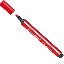 Stabilo Trio Scribbi - Viltstift Met Meeverende Punt - Rood Hot