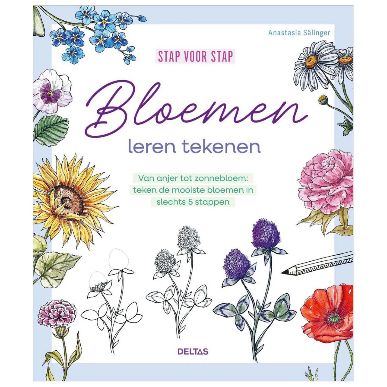 Stap Voor Stap Bloemen Leren Tekenen-Deltas Outlet