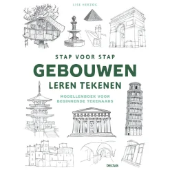 Stap voor Stap Gebouwen Leren Tekenen Hobbyboek-Deltas Best