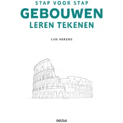 Stap voor Stap Gebouwen Leren Tekenen Hobbyboek-Deltas Best