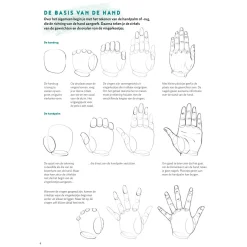 Stap voor Stap Handen en Voeten Leren Tekenen Hobbyboek><noscript><img width=