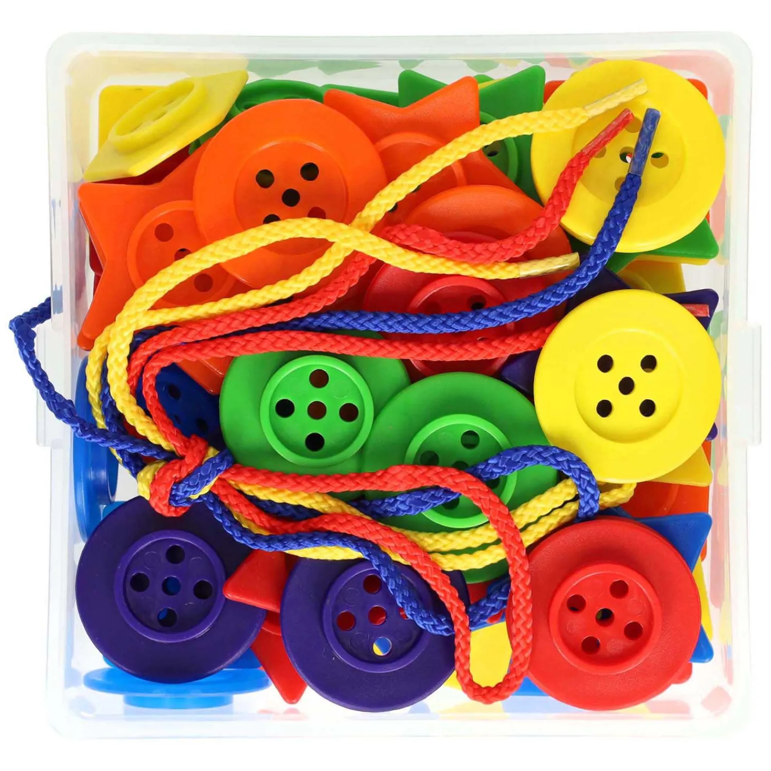 Stapelbare Rijgknopen - 72dlg.> Discount