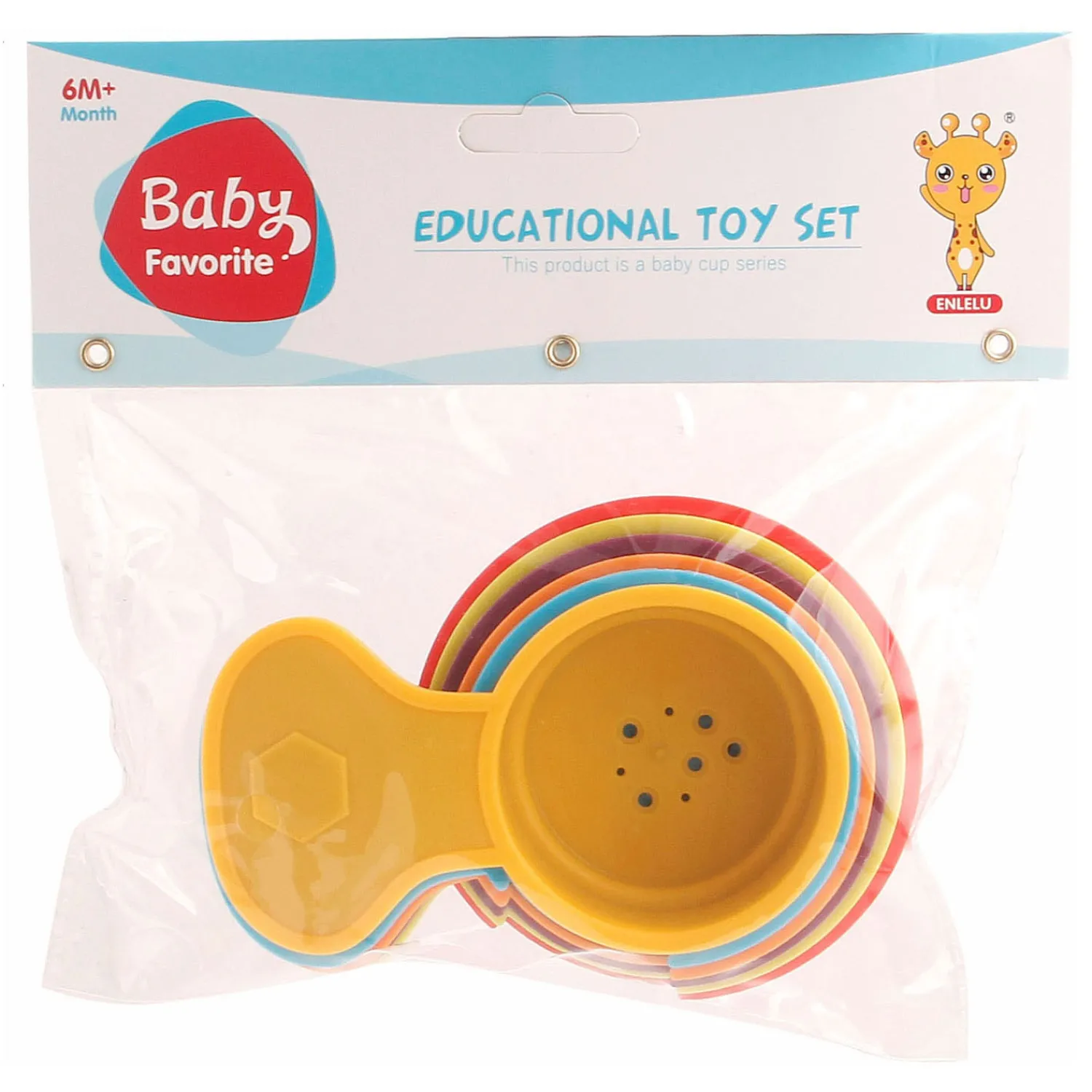 Stapelbekers met Handvat, 6dlg.> Outlet