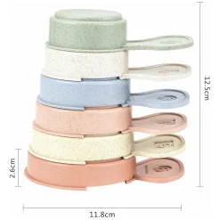 Stapelbekers met Handvat Pastel, 6dlg.- Online