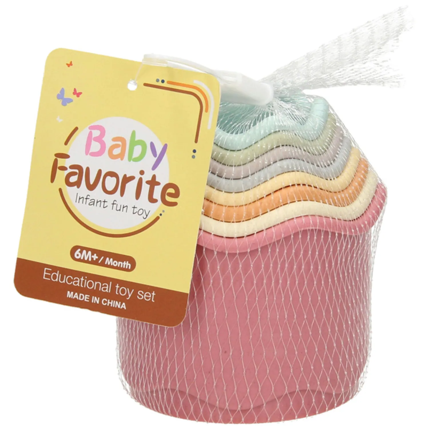 Stapelbekers Pastel- New