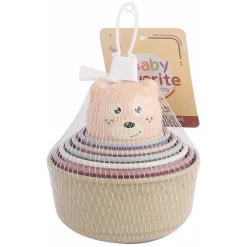 Stapelbekers Pastel, 6dlg.- Hot