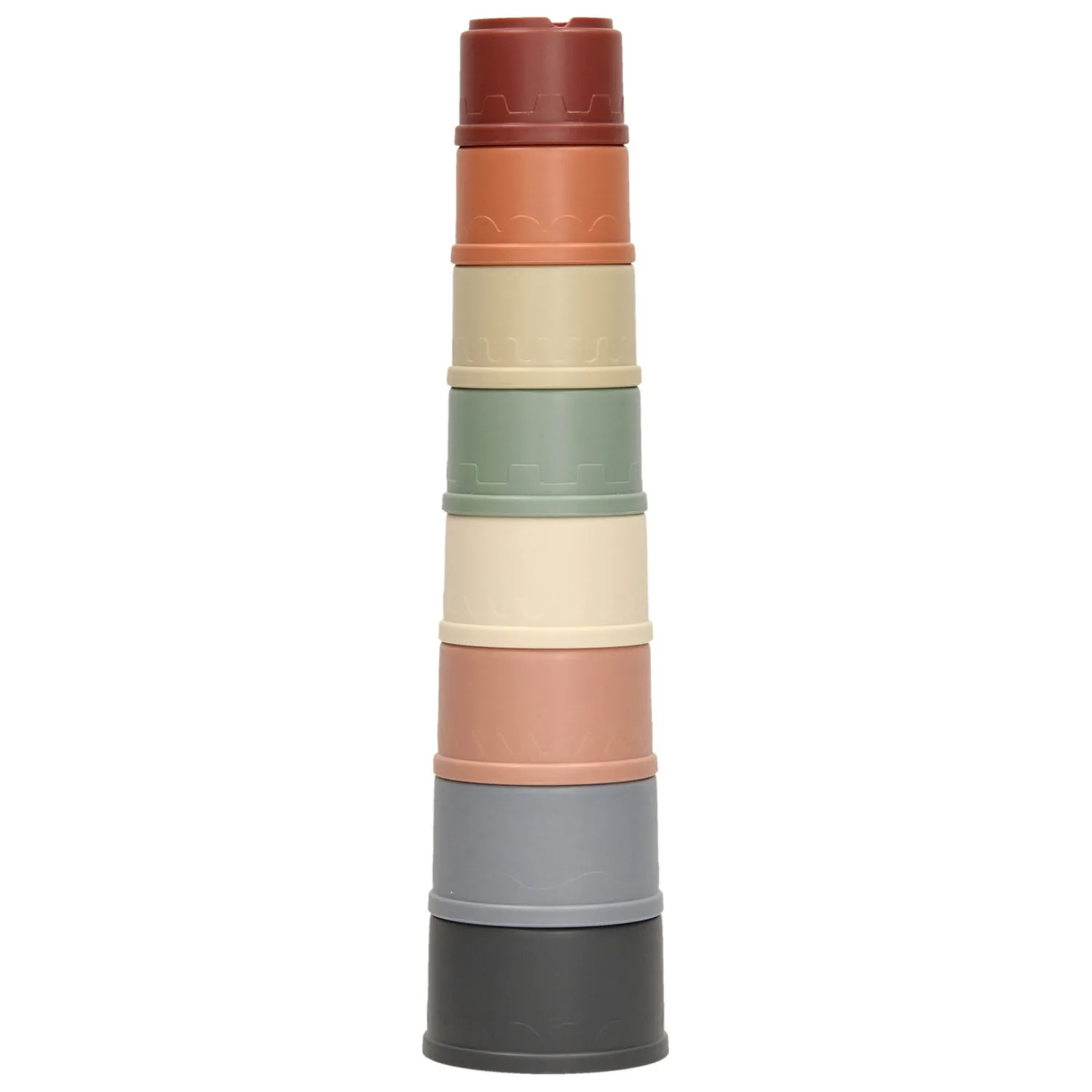 Stapelbekers Pastel, 8dlg.> Hot