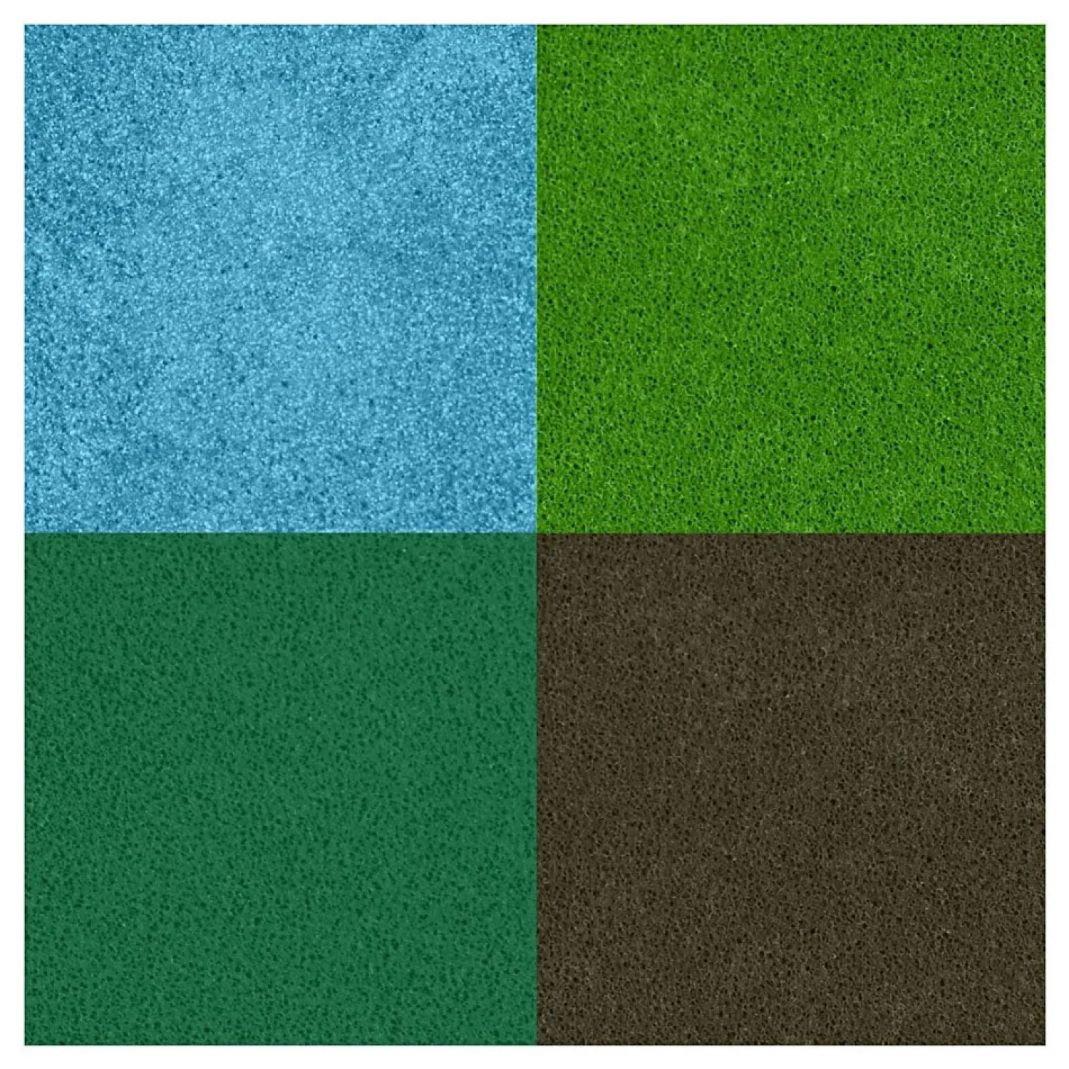 Stempelinkt Groen Tinten/Olijf/Aqua, 4st.-Creativ Company Best