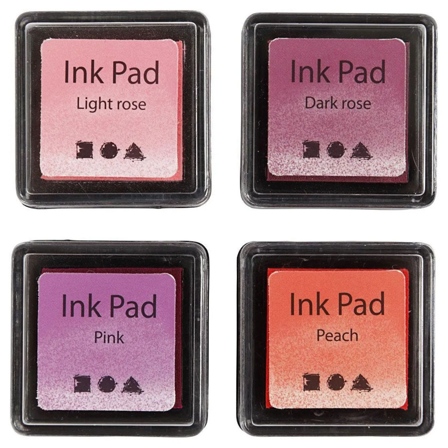 Stempelinkt Roze Tinten, 4st.-Creativ Company Outlet