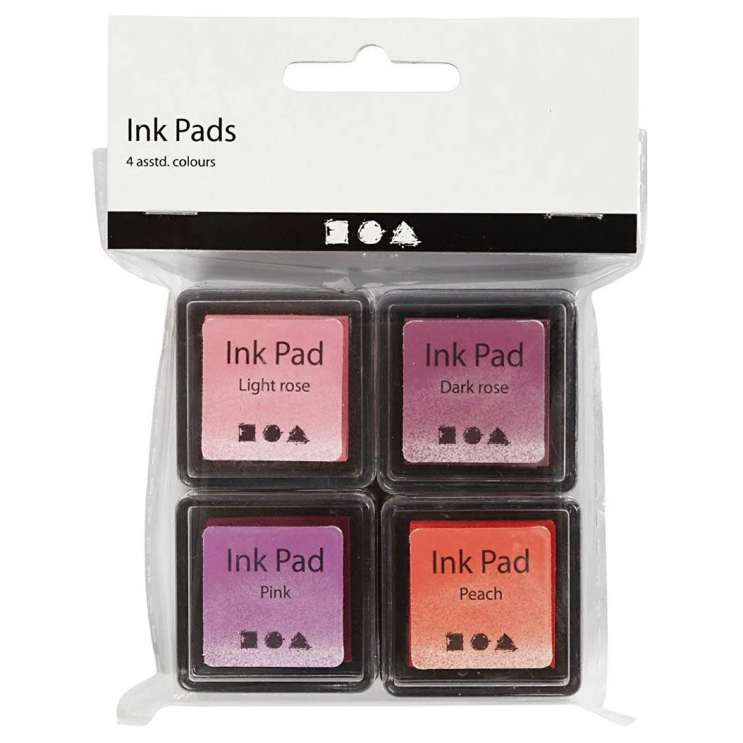 Stempelinkt Roze Tinten, 4st.-Creativ Company Outlet