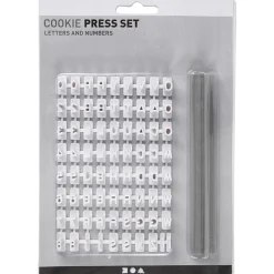 Stempelset Rubber Letters en Cijfers Wit-Creativ Company