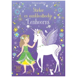 WPG uitgevers Sticker- en Aankleedboekje Eenhoorns Hot
