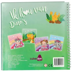 Mondikaarten Sticker- en Sjablonenboek Ik hou van Dino's Outlet