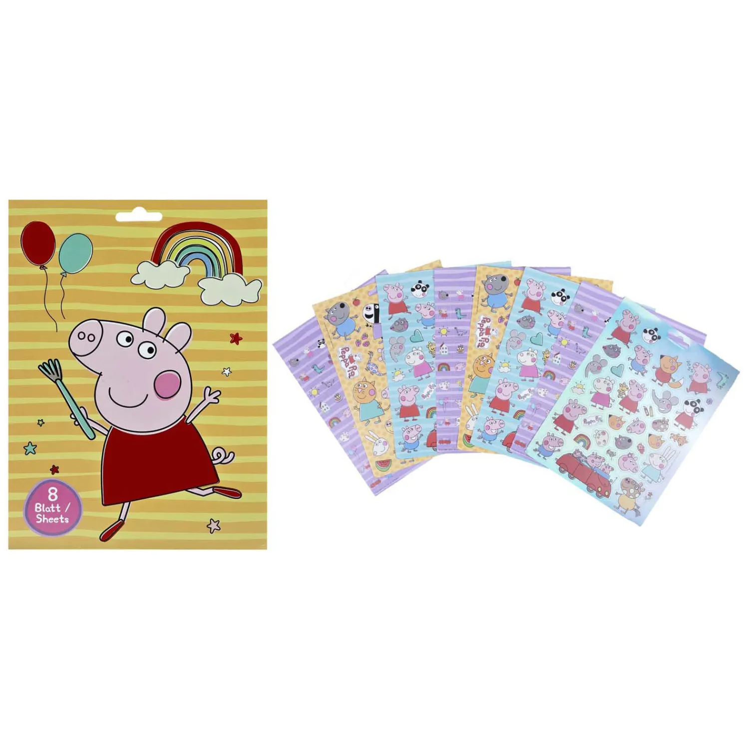 Stickerboek Peppa Pig met 8 Vellen>Undercover Best