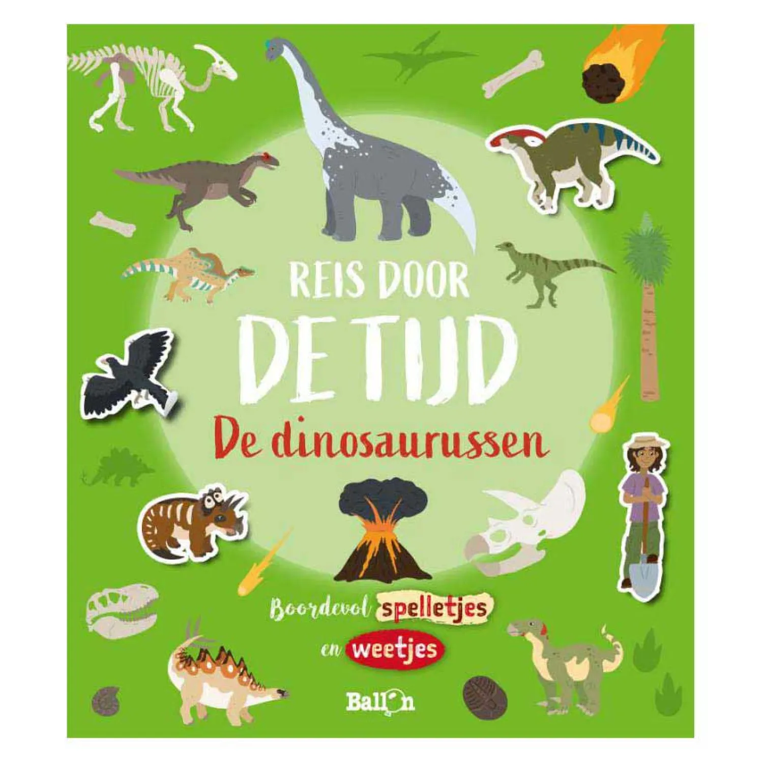 Standaard Uitgeverij Stickerboek Reis Door de Tijd - De Dinosoaurussen Clearance