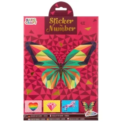 Grafix Stickeren op Nummer - Vlinder Clearance