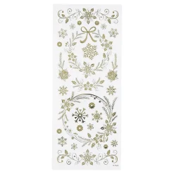 Creativ Company Stickers Goud Kerst Sterren, 1 Vel Clearance