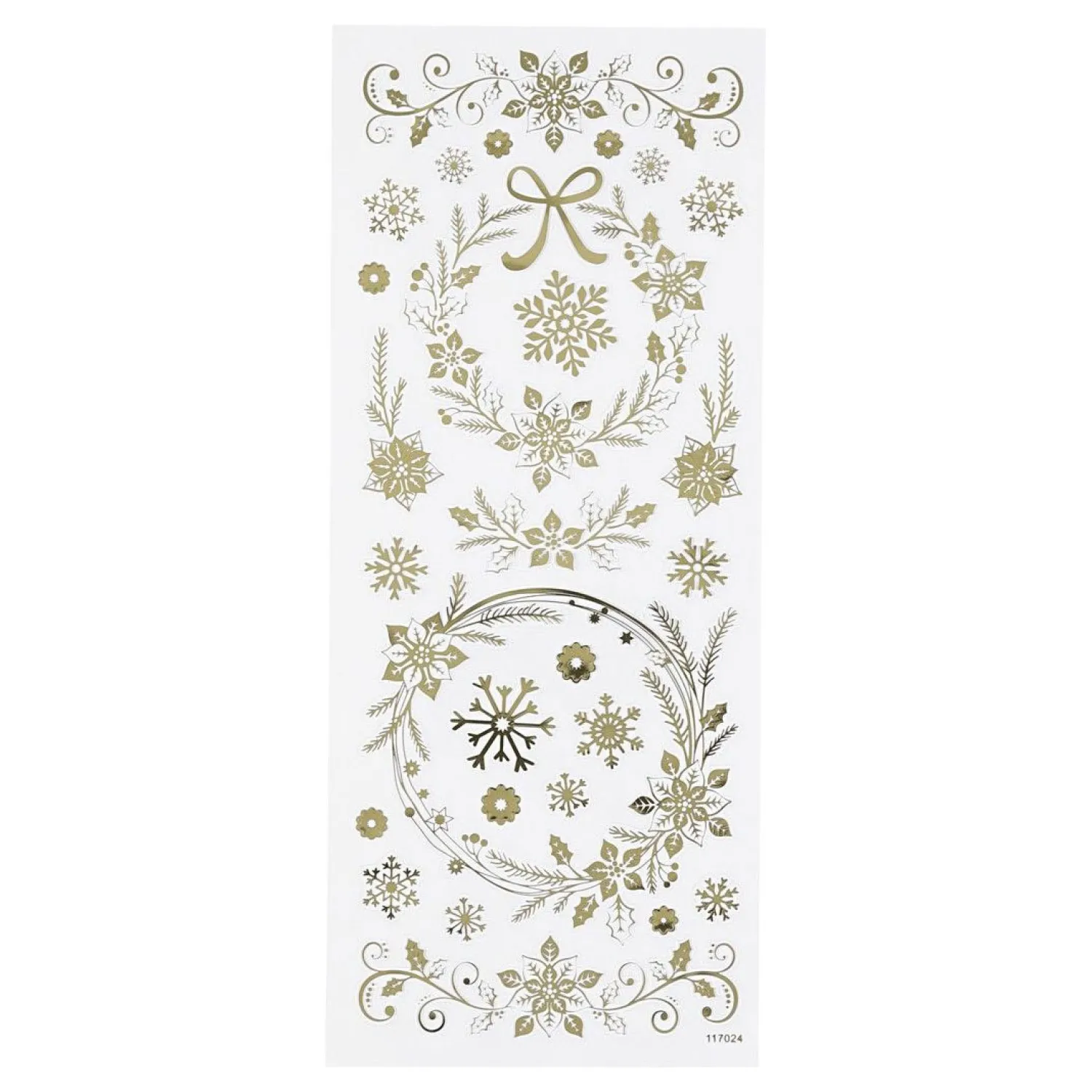 Creativ Company Stickers Goud Kerst Sterren, 1 Vel Clearance