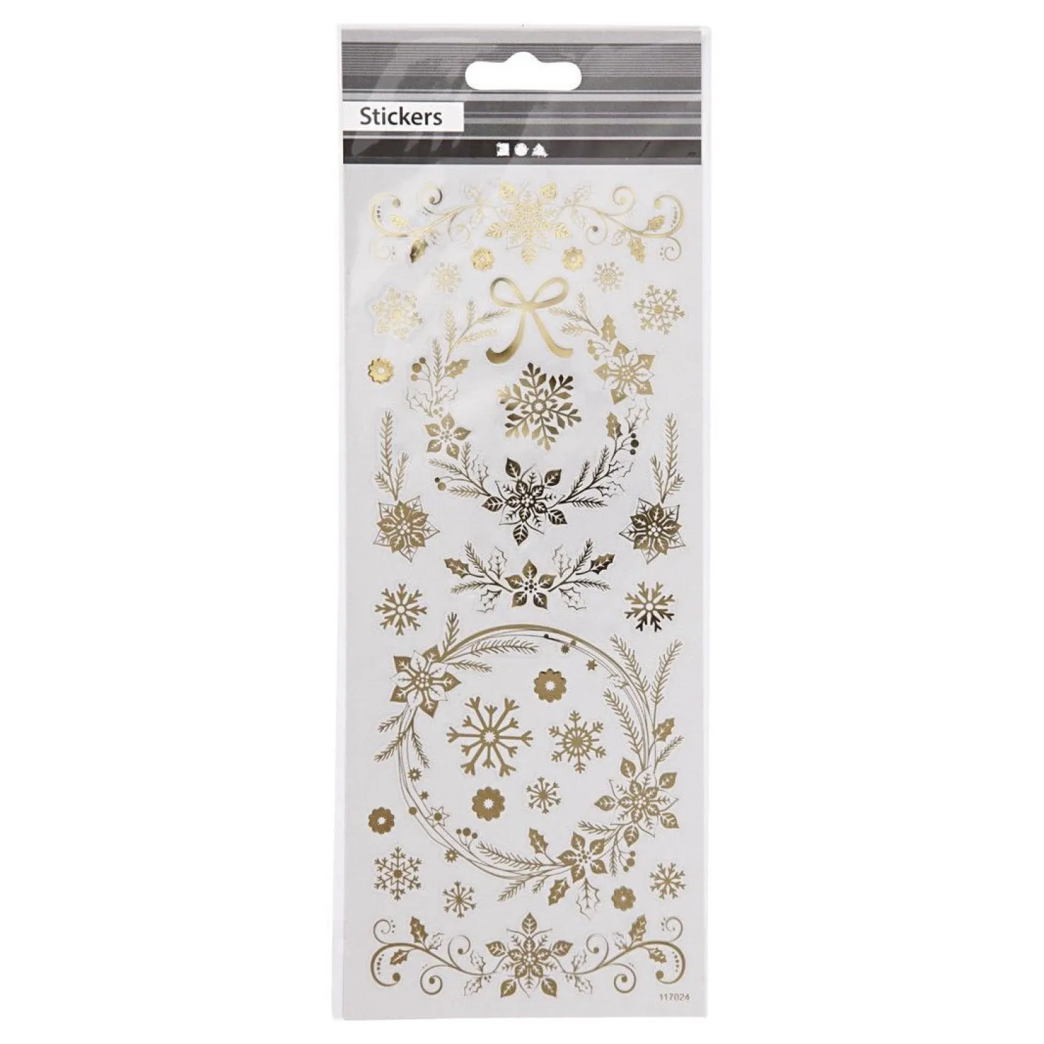 Creativ Company Stickers Goud Kerst Sterren, 1 Vel Clearance