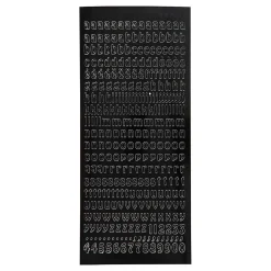 Creativ Company Stickers Kleine Letters Klein Zwart, 1 Vel Clearance