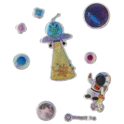 Stickers Ruimtevaart Glinsterend-Duckiez Sale