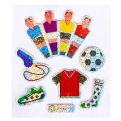 Stickers Voetbal Glinsterend-Duckiez