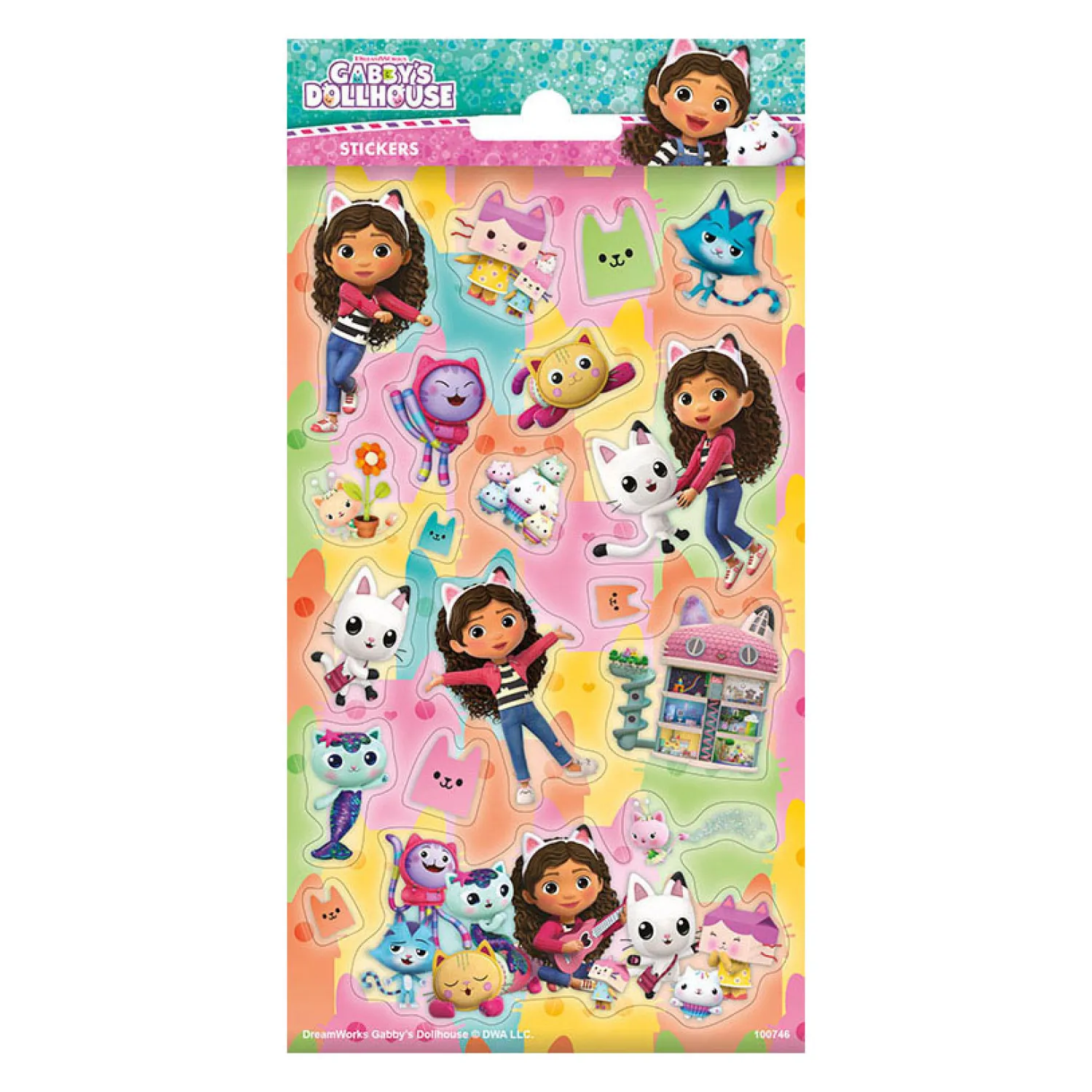 Stickervel Glitter Gabby's Poppenhuis-Totum Online