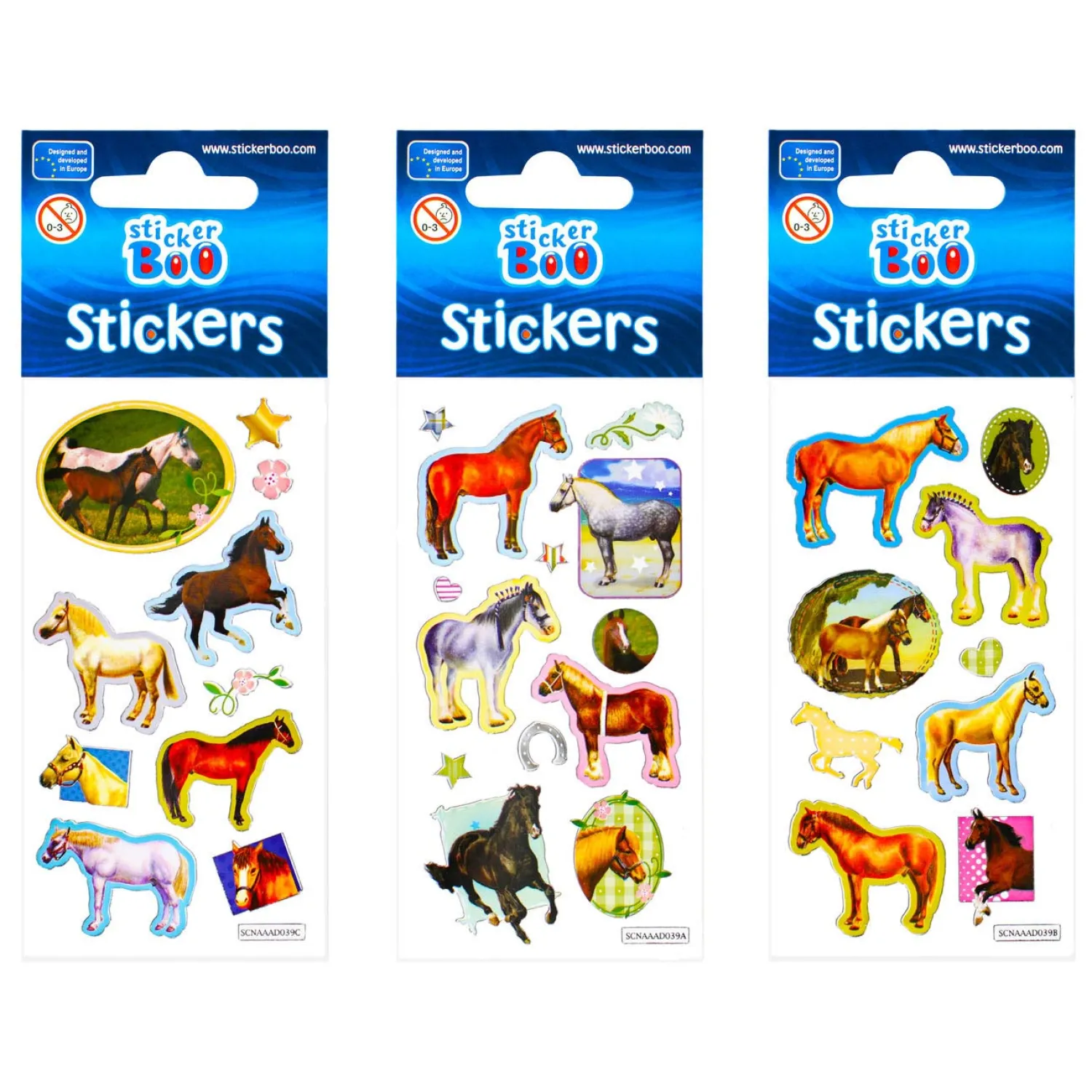 Stickervel Paarden> Best