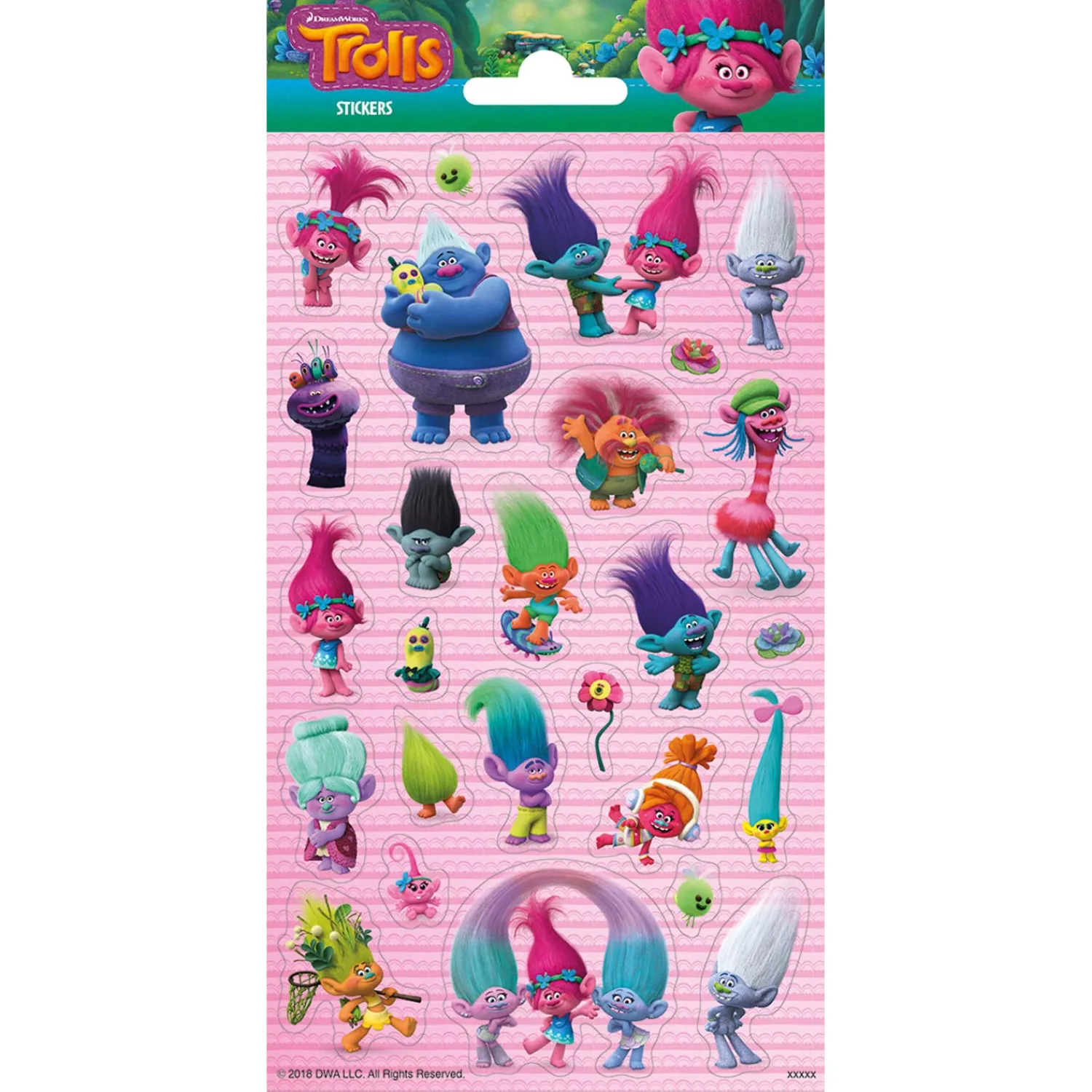 Stickervel Twinkle - Trolls-Totum Clearance