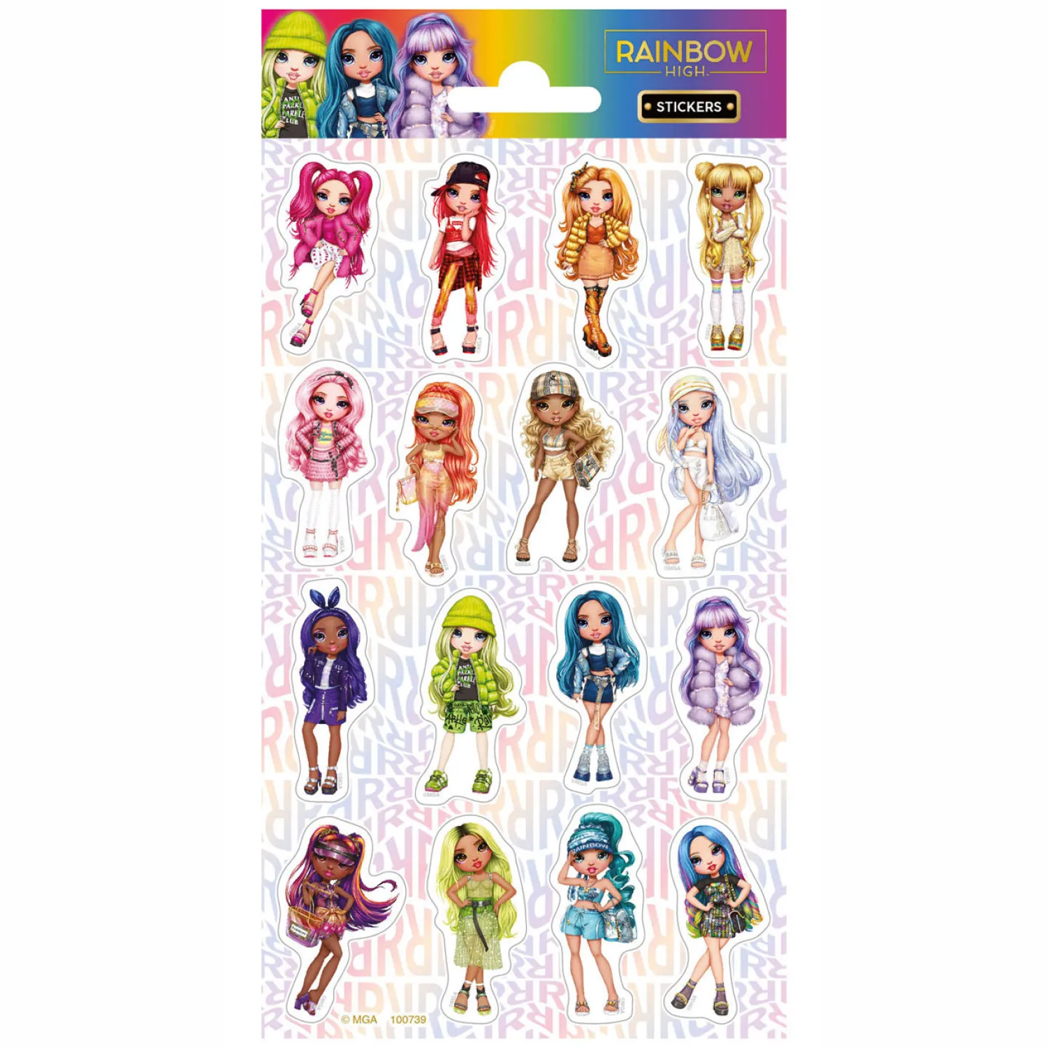 Stickervel Twinkle Rainbow High>Totum Best