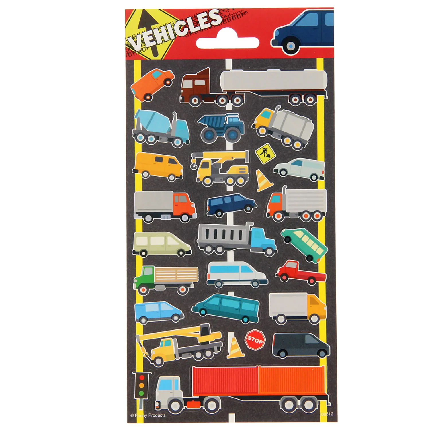 Stickervel Voertuigen-Totum Hot