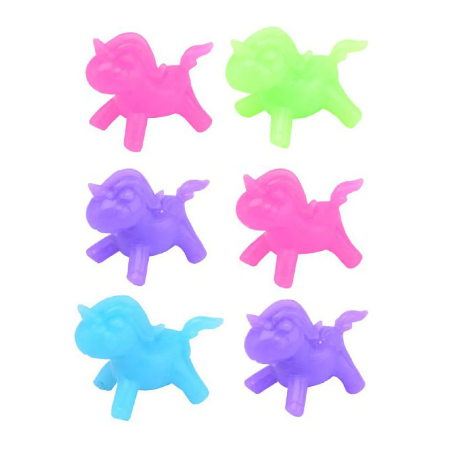 Johntoy Sticky Eenhoorn Raamlopers in Koker, 6st Hot