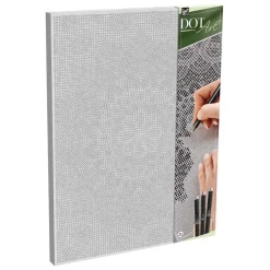 Stippenkunst op Doek Mandela - 40 x 30 cm - incl. Fineliners-Creative Craft Group Outlet