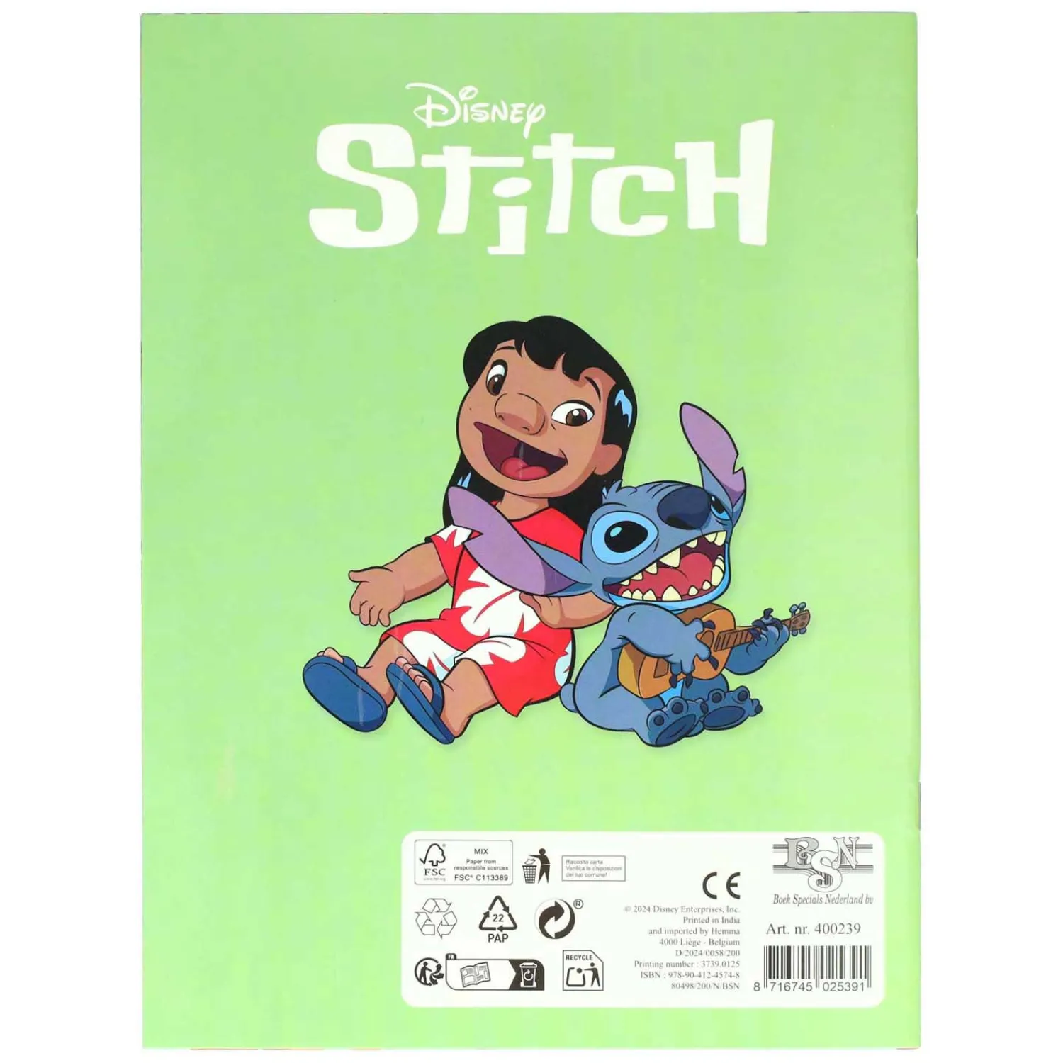 Stitch Kleurboek met Voorbeelden, 32pag.>Boek Specials Nederland BV Outlet