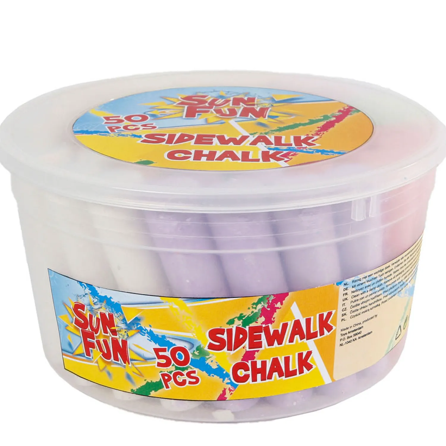 Stoepkrijt in Emmer, 50st.> New