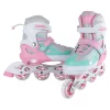 Inline Skeelers Roze/Groen Verstelbaar, Maat 29-32-Street Rider Clearance