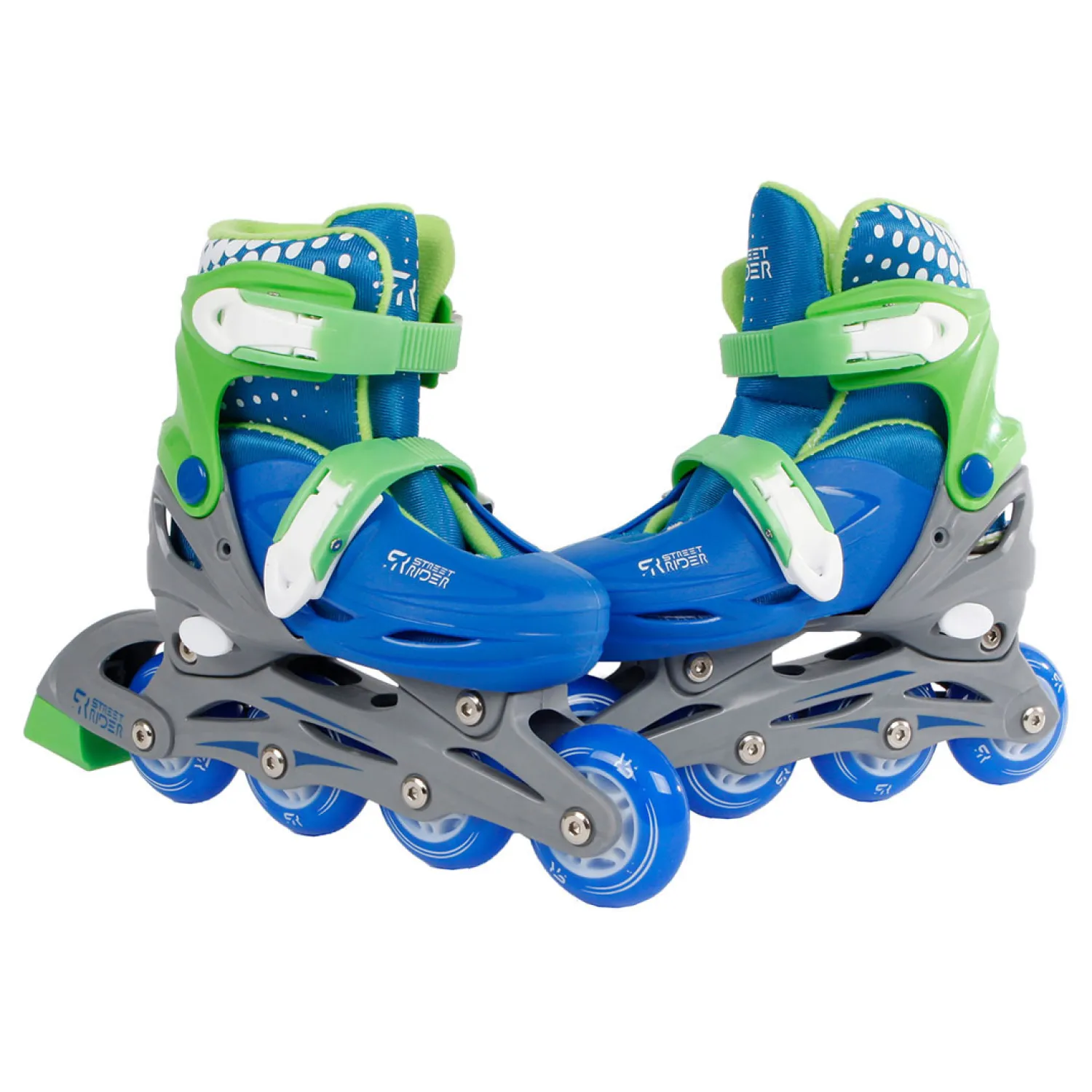 Street Rider Inline Skeelers Blauw, Maat 30-33