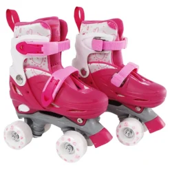 Street Rider Rolschaatsen Roze Verstelbaar, Maat 27-30