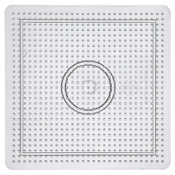 Strijkkralenbordje Vierkant Helder, 14,5 x 14,5cm-Creativ Company Discount